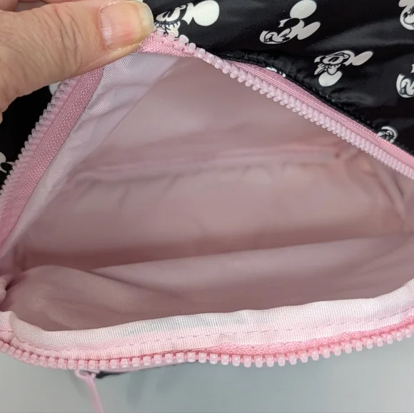 Disney Bioworld Mickey Minnie Mouse Backpack - Black and Pink NWT - Picture 5 of 8